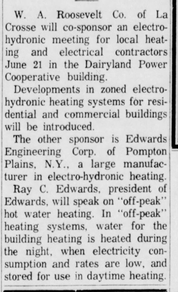 Clipping from The La Crosse Tribune